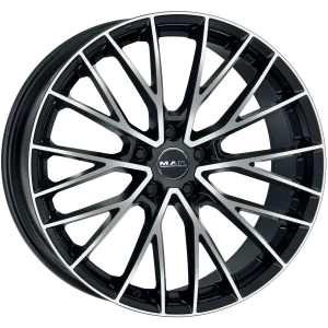 Mak Wheels – SPECIALE-D – Black – 19″x9.5″ 20mm – Summer Wheels – F9590LDBM20WSX